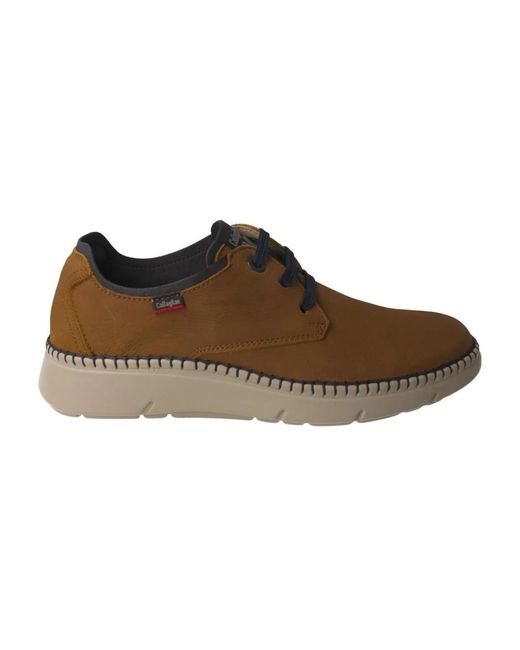 Callaghan Herren Leder Samt-Look Schuhe in Brown für Herren