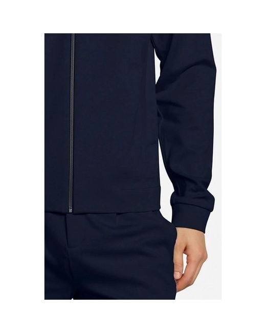 KIEFERMANN Blue Zip-Throughs for men