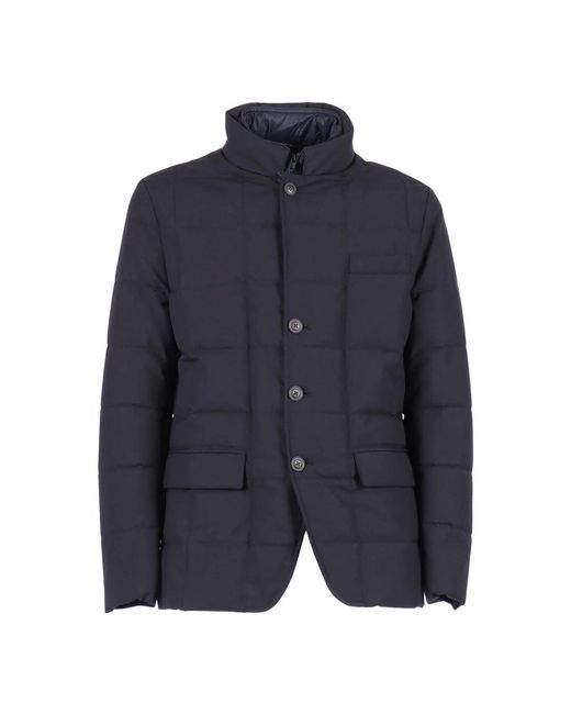 Fay Down Jacket Db Front in het Blue voor heren