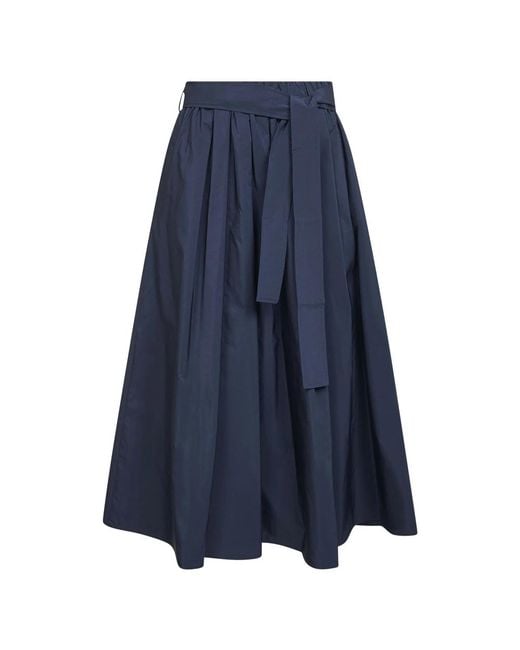 Weekend by Maxmara Blue Midi Skirts
