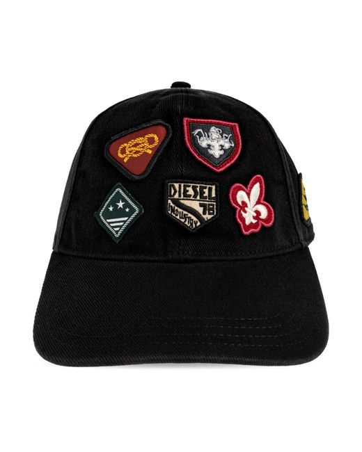 DIESEL Caps in Black für Herren