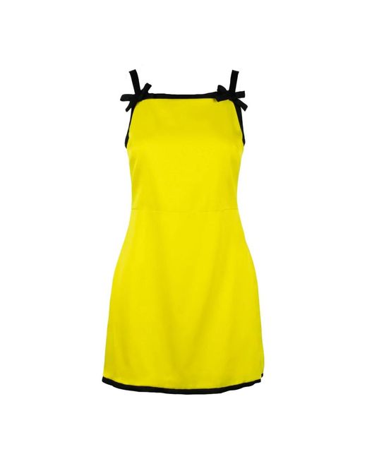Dresses > day dresses > short dresses MSGM en coloris Yellow
