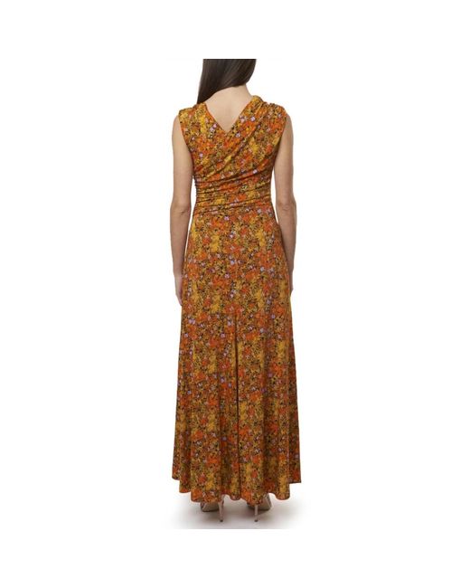 Dresses > day dresses > maxi dresses Erika Cavallini Semi Couture en coloris Brown