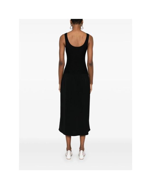 Midi Dresses Theory en coloris Black