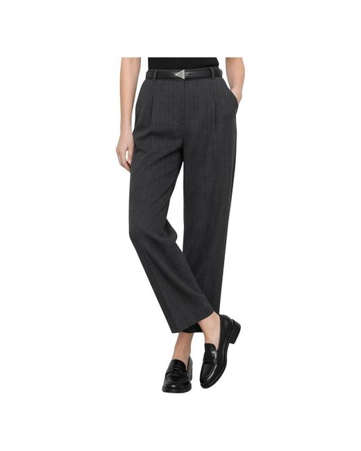 Kocca Black Straight Trousers