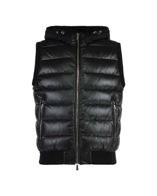 Moorer Vests in het Black voor heren