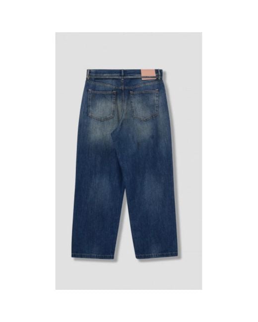 Acne Blue Straight Fit Jeans