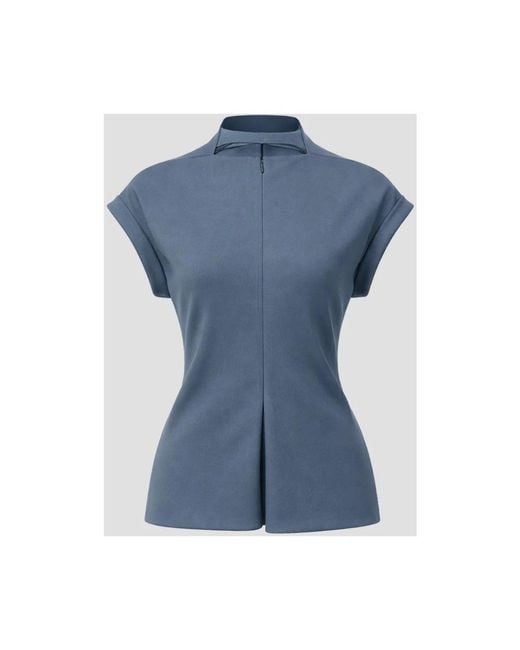 Khaite Blue Blouses