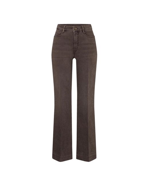 Wide Jeans M·a·c en coloris Brown