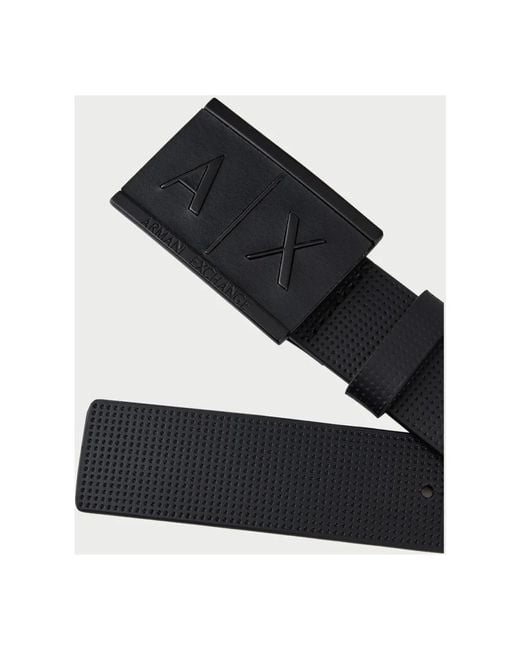 ARMANI EXCHANGE Schwarze Gürtel Für Männer in Black für Herren