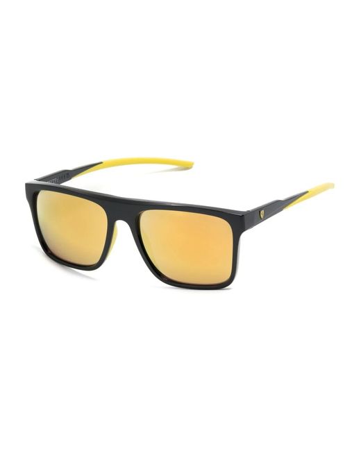 Ferrari Schwarze sonnenbrille mit zubehör in Metallic für Herren