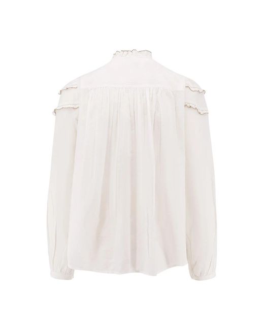 Isabel Marant Christa Blouse in het White