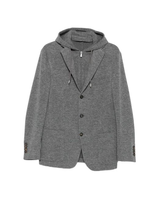 Eleventy Gray Blazers for men