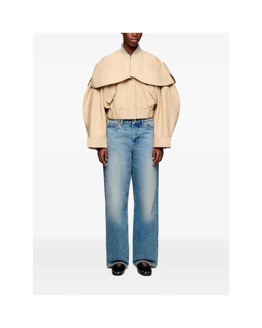 Bomber Jackets Ganni de color Natural