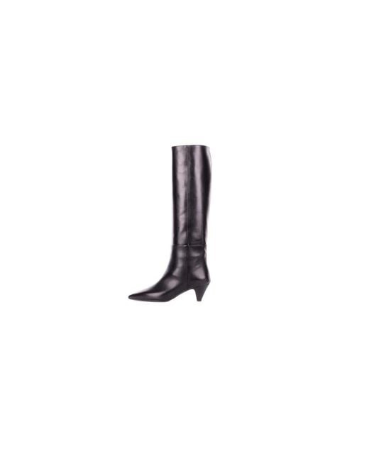 Anna F. Black Cowboy & Biker Boots
