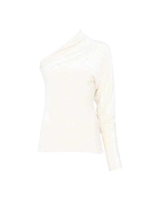 Rick Owens White Blouses