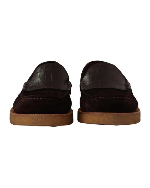 Dolce & Gabbana Black Loafers for men