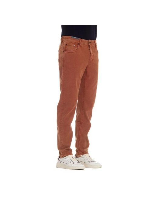 PT Torino Red Slim Fit Jeans for men