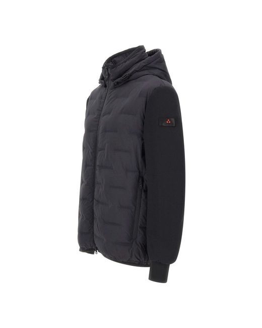 Peuterey Jassen ,Blauw ,Leer Holzer Sjn Bmat Jacket in het Blue voor heren