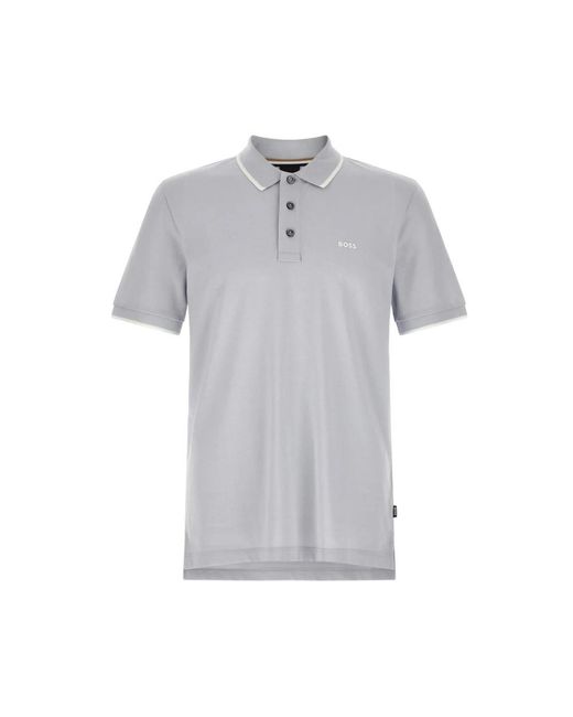 HUGO Gray Polo Shirts for men