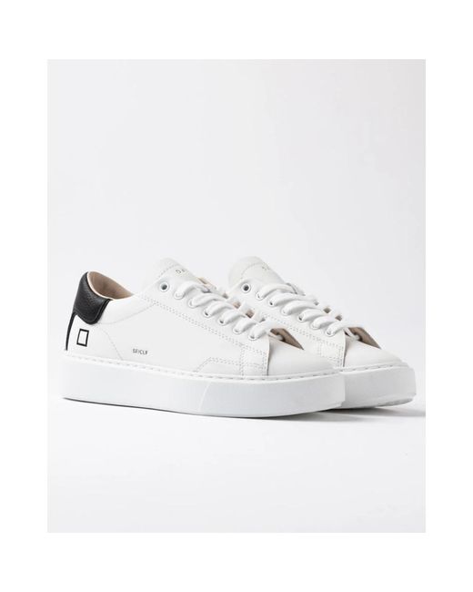Date Schoenen ,Wit ,Sneakers in het White