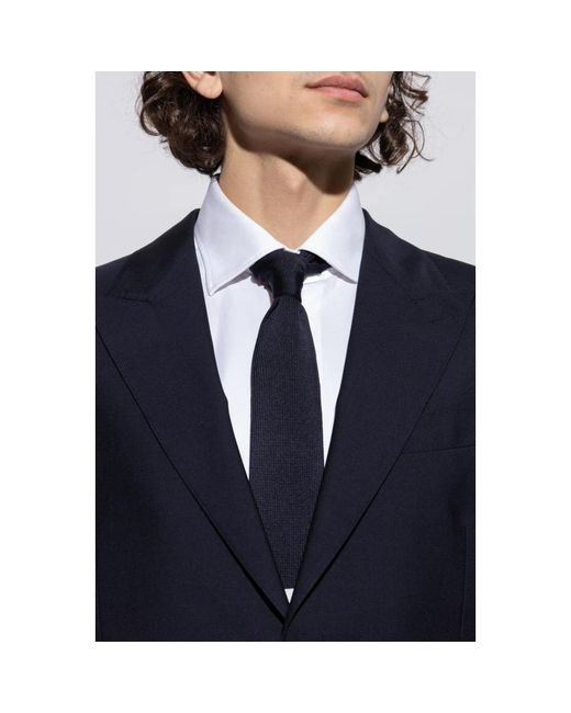 Paul Smith Accessoires ,Blauw ,Zijden Stropdas in het Blue voor heren
