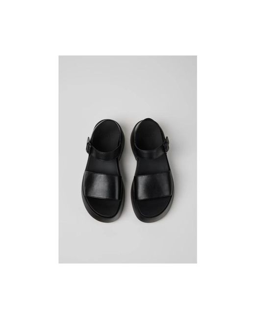 Flat Sandals Camper en coloris Black