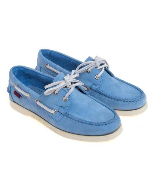Sebago Blue Boat Shoes