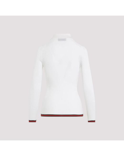 Gucci Cashmere Knitwear in het White