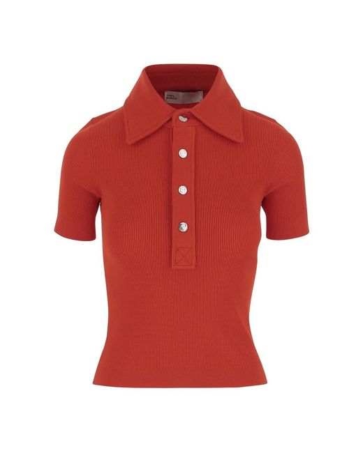 Tory Burch Red Roter Strickpullover Aus Viskosemischung