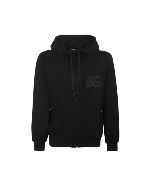 Zip-Throughs di Dolce & Gabbana in Black da Uomo