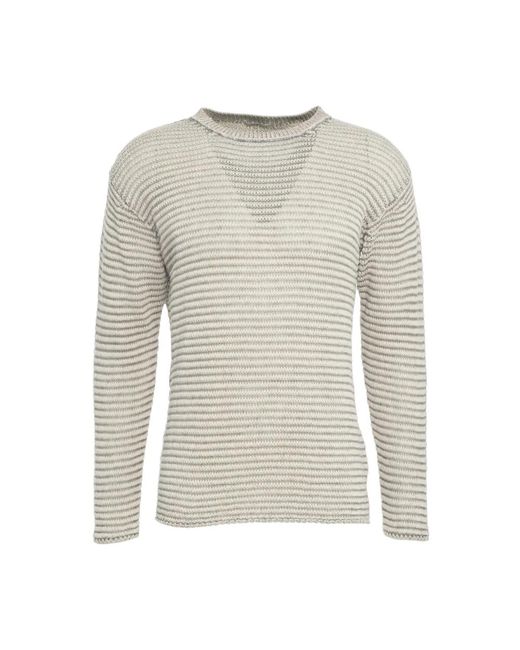 Round-Neck Knitwear Transit de hombre de color Gray