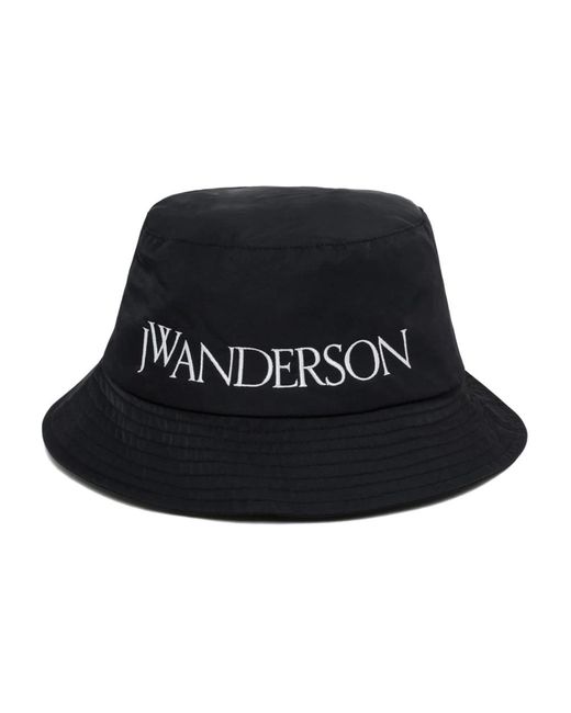 Sombrero cloche de nylon negro J.W. Anderson de color Black