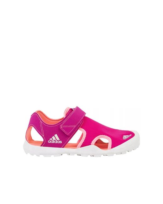 Adidas Captain toey k pink-weiße sandalen