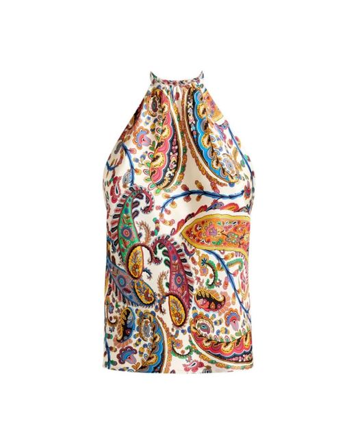Etro Multicolor Sleeveless Tops