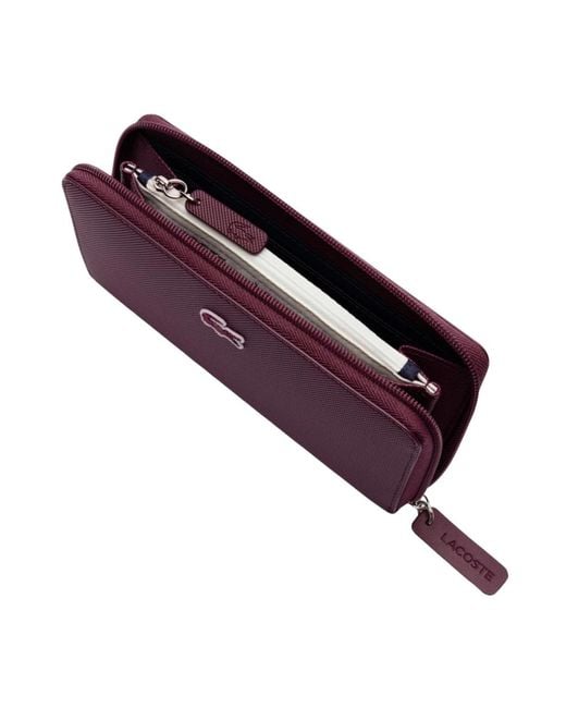 Wallets & Cardholders Lacoste de color Purple