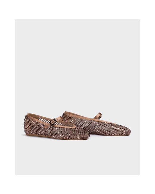Le Silla Brown Ballerinas