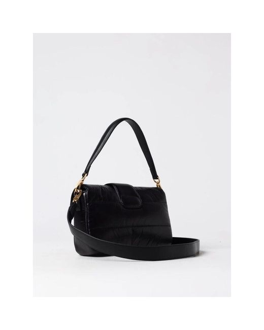 Twinset Black Gepolsterte Schultertasche