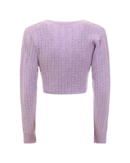 Chiara Ferragni Purple Stilvolle pullover für frauen