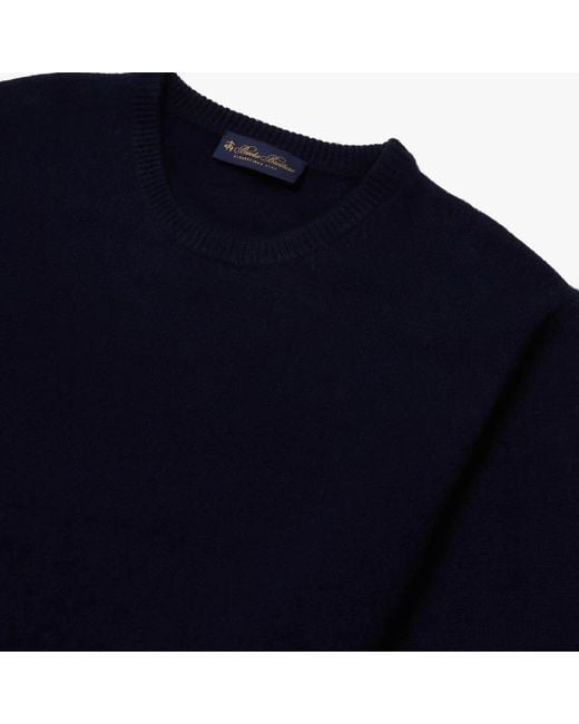 Brooks Brothers Blue Round-Neck Knitwear for men