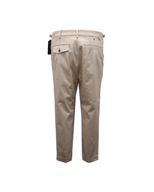 Paolo Pecora Gray Slim-Fit Trousers for men