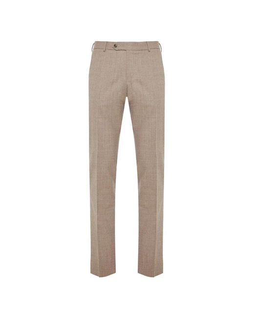 PT Torino Gray Slim-Fit Trousers for men