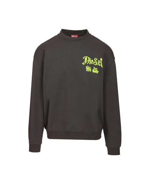 DIESEL Gray Sweatshirts for men