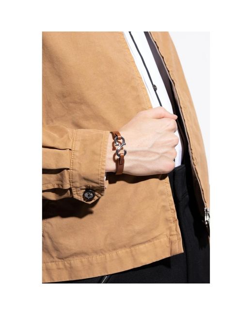 Bracelets Ferragamo pour homme en coloris Brown