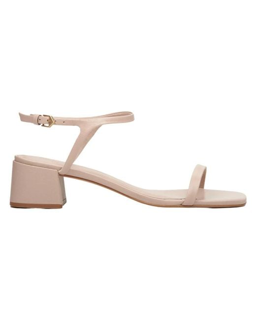 ESTRO White High Heel Sandals