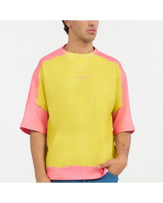 Roberto Cavalli Yellow T-Shirts for men