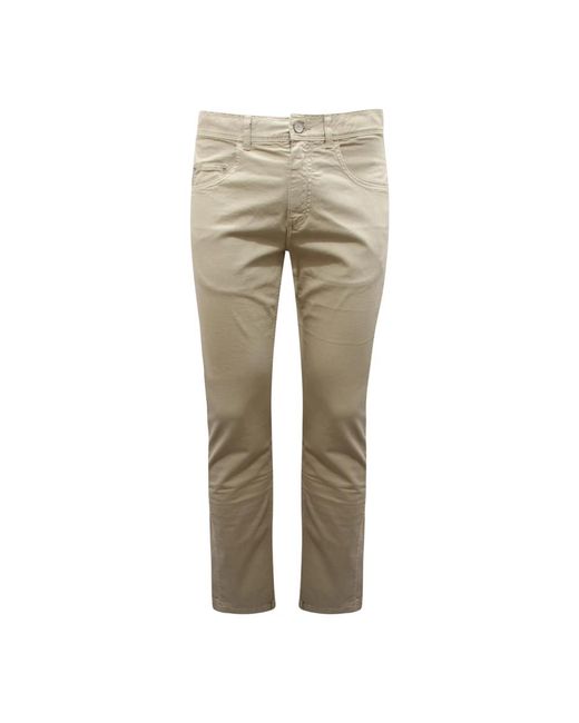 Slim-Fit Trousers Fred Perry de hombre de color Natural