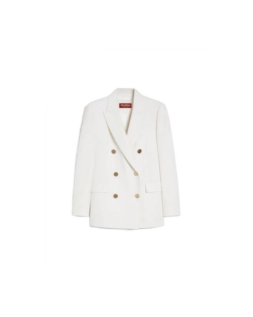 Blazers Max Mara de color White