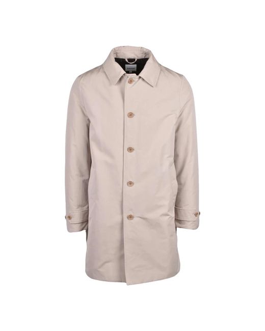 Aspesi Natural Single-Breasted Coats for men
