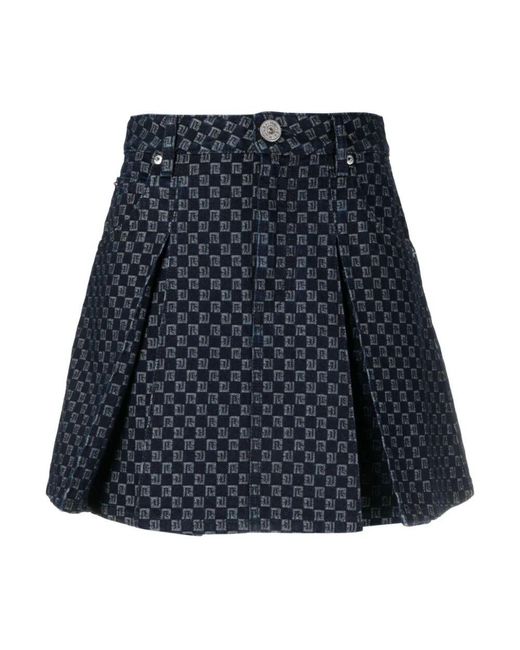 Balmain Blue Short Skirts